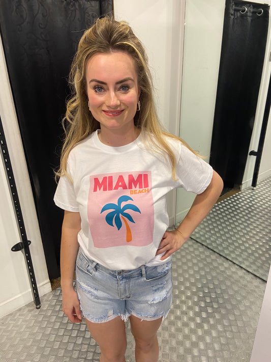 MIAMI beach T-shirt