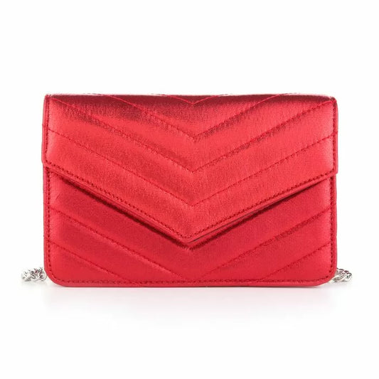 Red party clutch